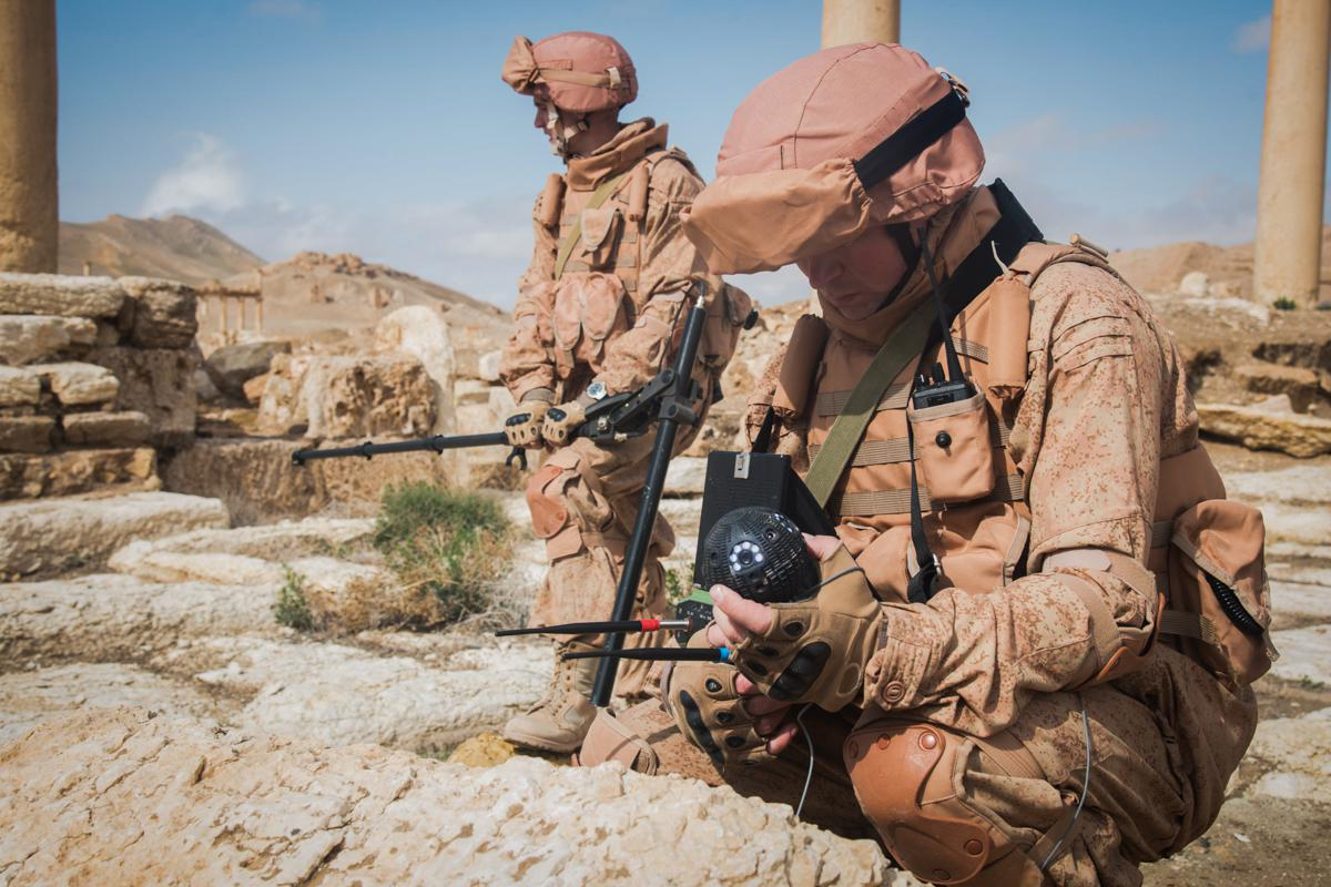 Họa tiết và màu sắc của trang phục ngụy trang ở Sa mạc