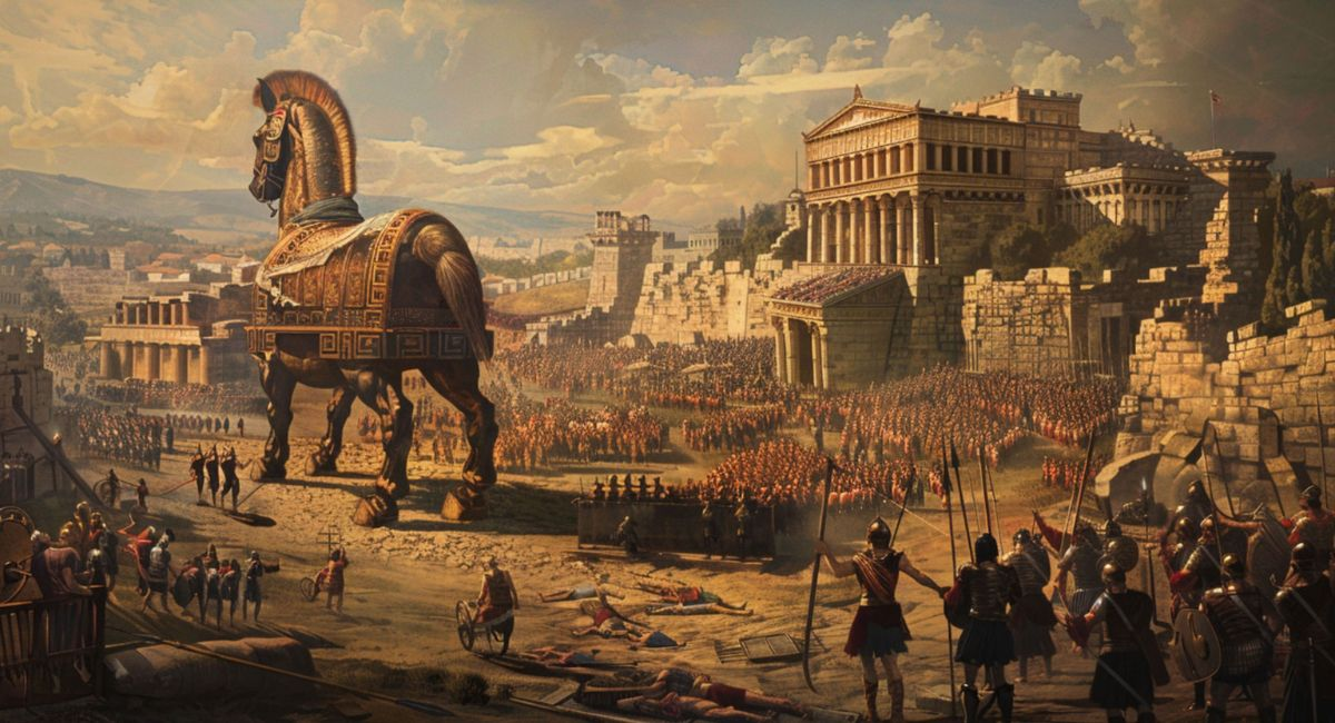 Ngựa gỗ thành Troy - tích xưa ở thời kỳ La Mã cổ đại