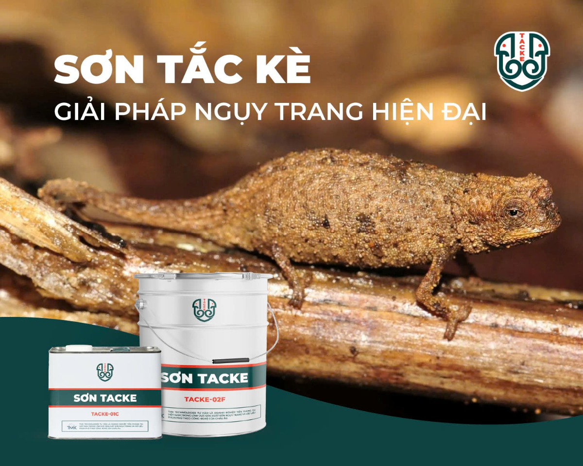 Sơn ngụy trang Tắc Kè của TMK Technologies